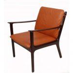Armchair model PJ 112, frame made of solid mahogany. 39,000.