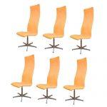 Six chairs, model 3107 made in alilin (6 pcs.) 117,000.