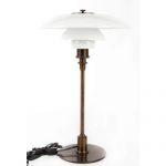 00 (309963) Poul Henningsen 1894-1967. Table Lamp PH 3½ / 2½ 1930s. Strain in burnished brass 162,500.
