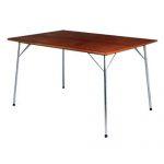 00 (309999) Arne Jacobsen table in rosewood steel legs around 1960. 58,500.