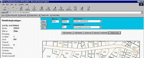 The Web-Cadastre is an up-to-date raster version of the official cadastre. Information is easy accessible and useful for all kind of purposes in government, business and private.