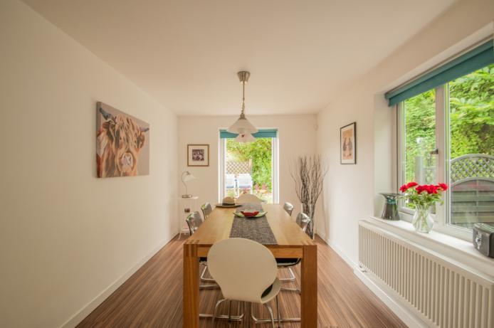 This 4 bedroom detached cottage, part of which date back to the 1800's, has been beautifully refurbished to provide a warm and welcoming period home with a contemporary feel.