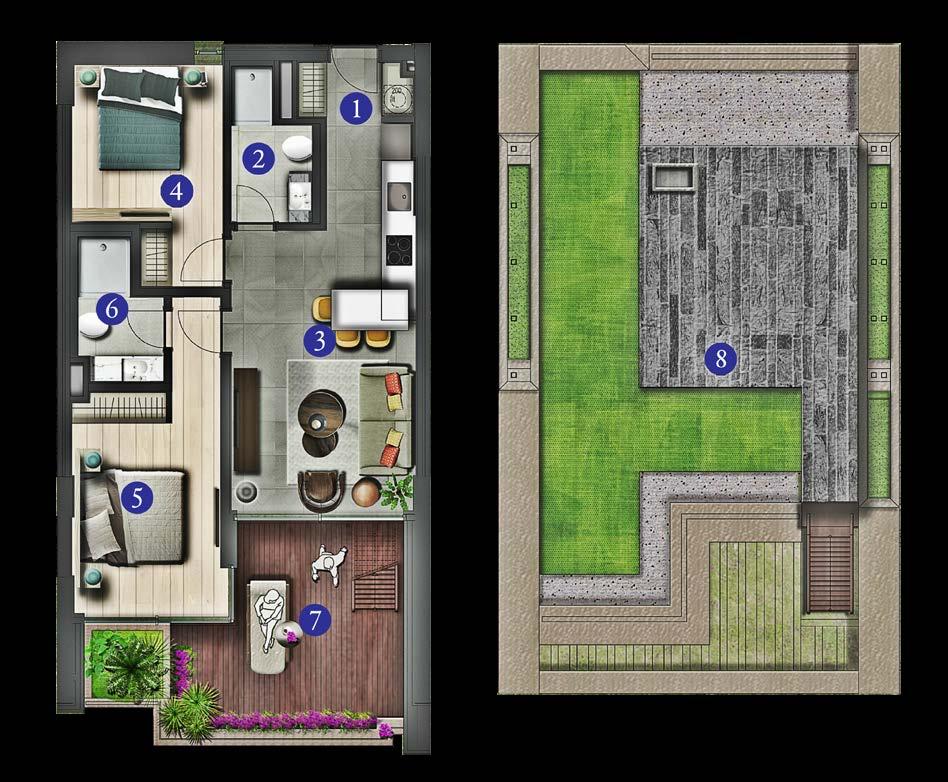 Master Bedroom Bathroom Terrace Roof Terrace 2,50m² 3,90m² 23,70m²