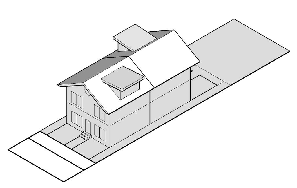 5 Rowhouse or townhouse (stacked) 36.6 m (120 ft.) - 50m (164 ft.) 1.