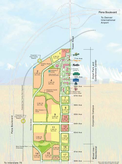Transit-Oriented Development acre corporate campus and 50 acres of mixed-use commercial and residential development. Denver plans to collaborate with Fulenwider and RTD on a station area plan in 2007.