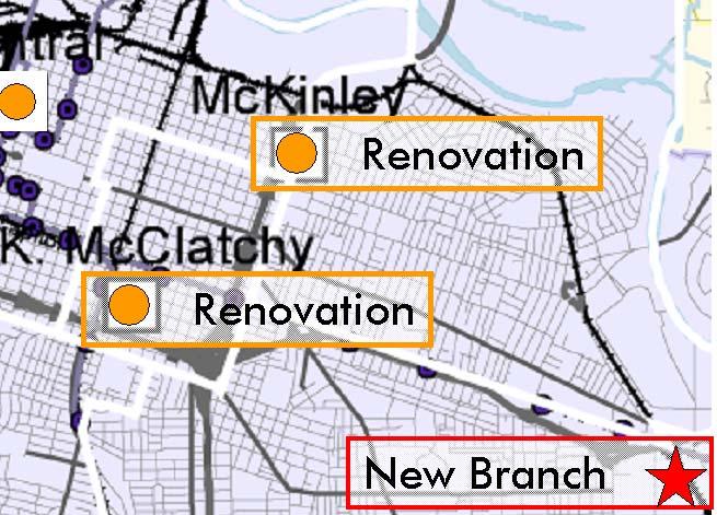 McCLATCHY McKINLEY FACILITY RECOMMENDATIONS McKinley Library RECOMMENDATIONS The McClatchy Library plays an important role in the Sacramento Public Library library system as a destination library and