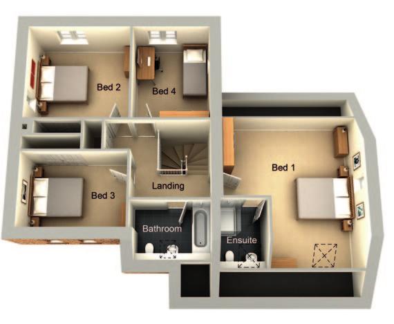 House Plan Ground Floor Living Room 4.18m x 4.00m 13 8 x 13 1 Kitchen / Dining 7.30m x 3.83m 23 11 x 12 6 Utility 5.38m x 2.05m 17 7 x 6 8 Garage 5.95m x 5.