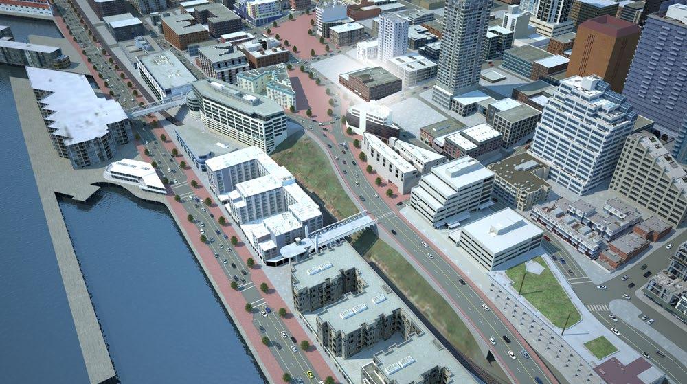 WATERFRONT REDEVELOPMENT Reconnecting The City To Its Waterfront ABOUT THE PROJECT The Waterfront Program replaces the Elliott Bay Seawall, takes down the Alaskan Way Viaduct, and designs and