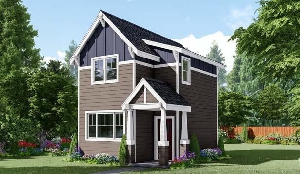 small DIGGS cottage SERIES STIL 745 16-8 12-4 x 10-0 LIVING AREA 745 sq ft 2 1 A stylish, classic, design 11-1 x 13-0 11-1 x 6-5 26-0 11-0 x 9-0 featuring a distinctive, welcoming and protective