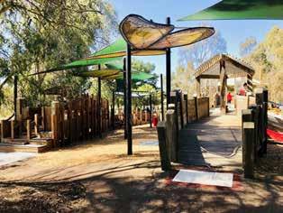 seating Knee clearance below picnic tables to allow use by people using wheeled mobility devices Intuitive design to support safe use by people with sensory or cognitive impairments [Sensory cues]