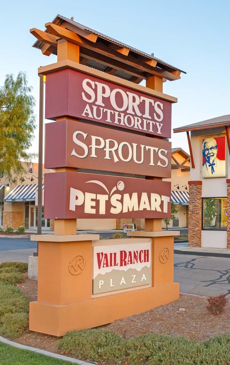 THE OPPORTUNITY As exclusive advisor, HFF is pleased to offer the opportunity to acquire Vail Ranch Plaza (the Property ), an 101,766 square-foot grocery anchored shopping center located in the