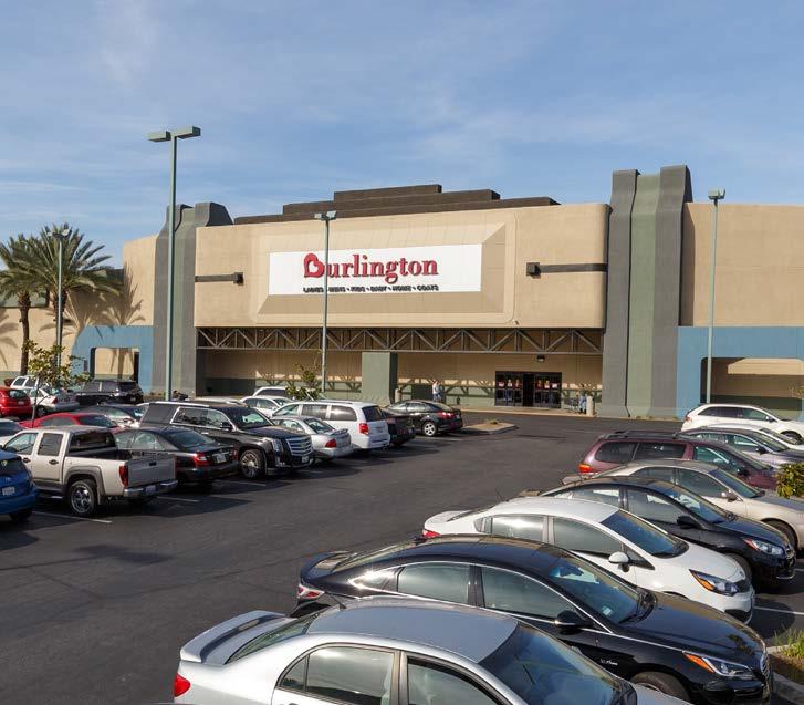 Currently 81% leased, the Property is anchored by Burlington, Rite Aid, Ross, Marshalls, Famous Footwear, Dollar Tree, and Sizzler as well as a synergistic mix of quick service restaurants and