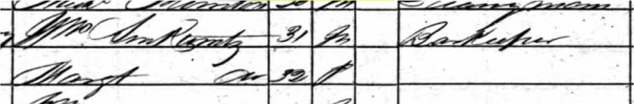 1860 Census: Sinkernetz [sic]: St.