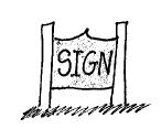 include column, pole, or monument signs for purposes of sign