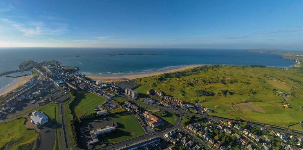 White Rocks Breath-taking ocean views from your balcony and a world class championship golf course on your doorstep Portrush Harbour East Strand Royal Portrush Golf Club At Curran Gate you really are