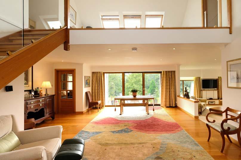 SPEYBURN LODGE, ROTHES, MORAY, AB38 7AG A stunning edge of village contemporary home in secluded setting. Rothes 0.5 miles; Elgin 9 miles; Inverness 48 miles; Aberdeen 60 miles About 1.14 ha (2.