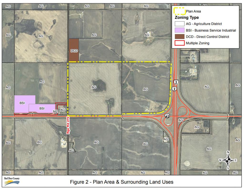 Figure 2 Junction 42 Local Area Structure Plan 17 SW and SE