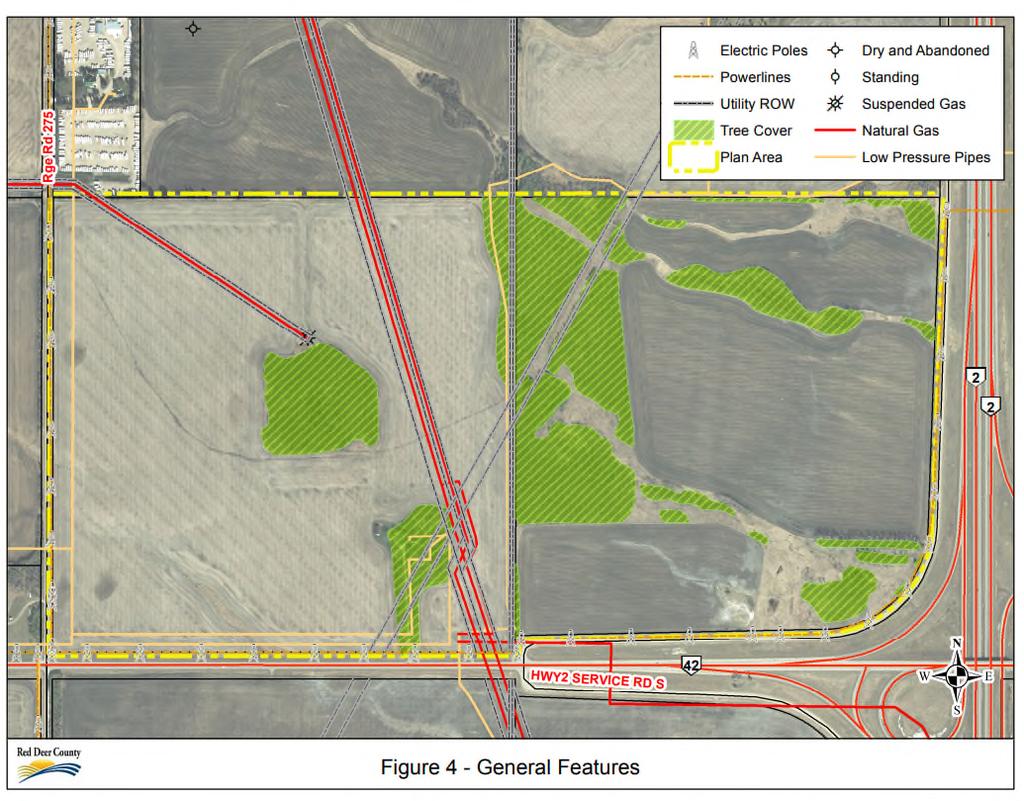 Figure 4 Junction 42 Local Area Structure Plan 19 SW and SE