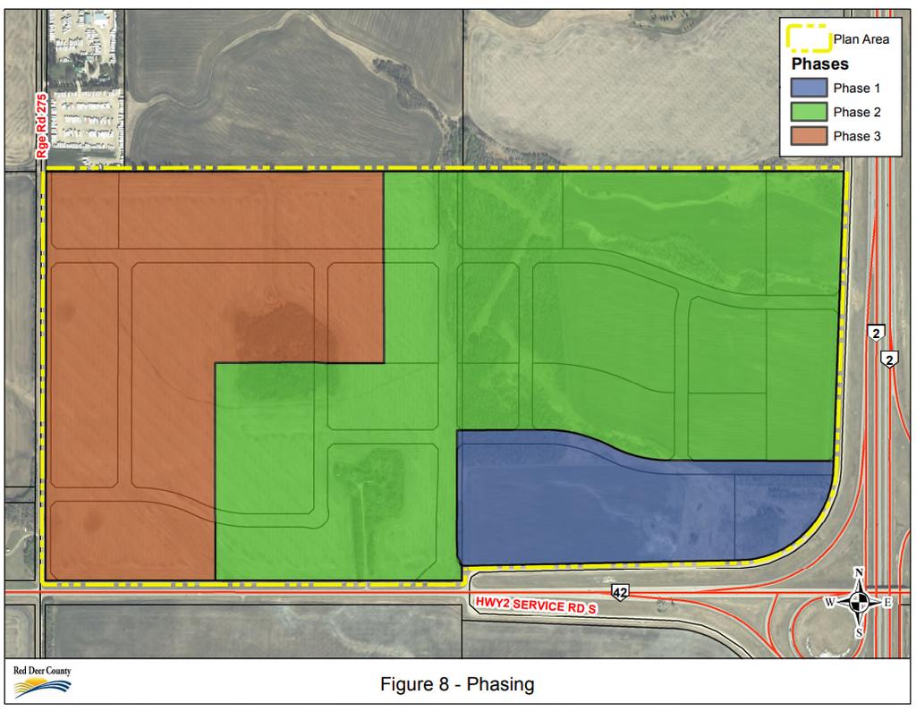Figure 8 Junction 42 Local Area Structure Plan 23 SW and SE