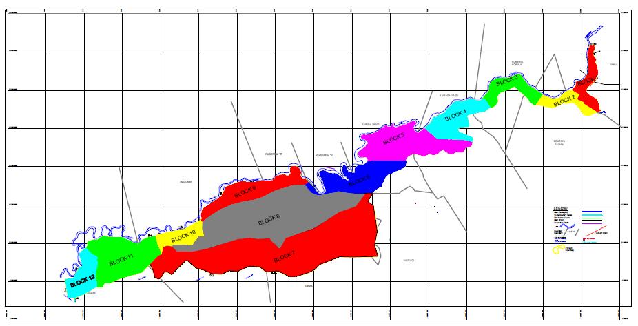 Figure 1: Layout of the Lower Nzoia Irrigation Development