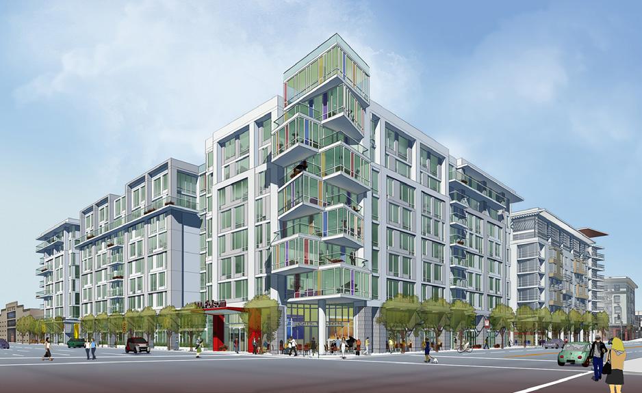 Rendering of development at 900 Folsom and 26