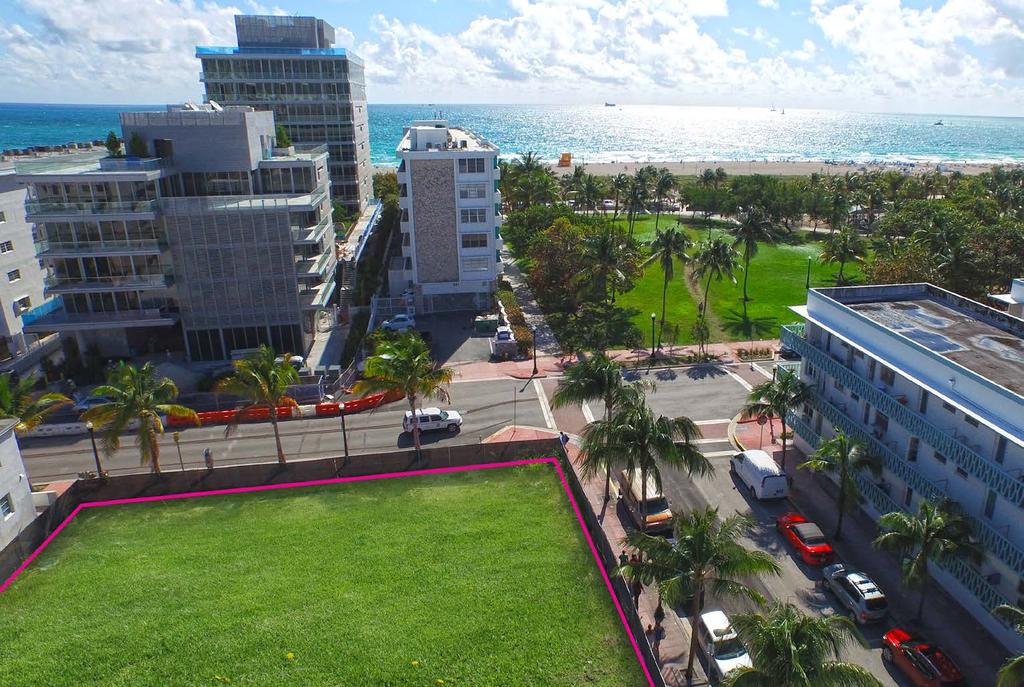 Featuring 100 feet of frontage on Ocean Drive the property is well-located for a Hotel or Luxury Condominium.