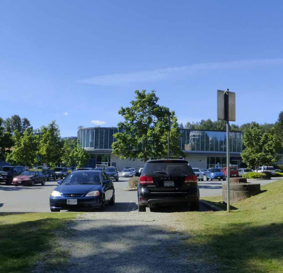 Improving Connections to the Civic Campus As part of redeveloping the former Fire Hall & Creating a new path through the parking area;