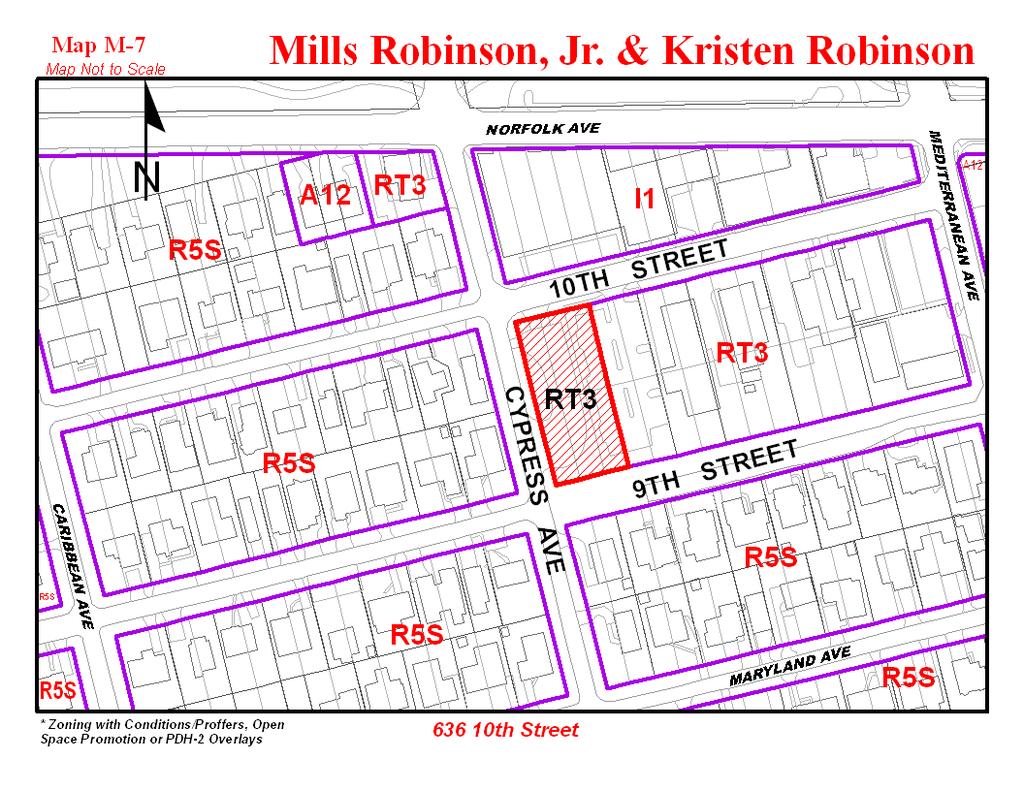 Case #A-1 Mills Robinson Jr & Kristen Robinson DESCRIPTION OF REQUEST: request an appeal of the Zoning Administrator s designee s letter dated May