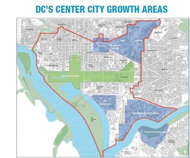 Source Economic Capitol Riverfront ID Market Dynamics Leasing activity was extremely robust during the third quarter. The DC Metro area absorbed more than 2.