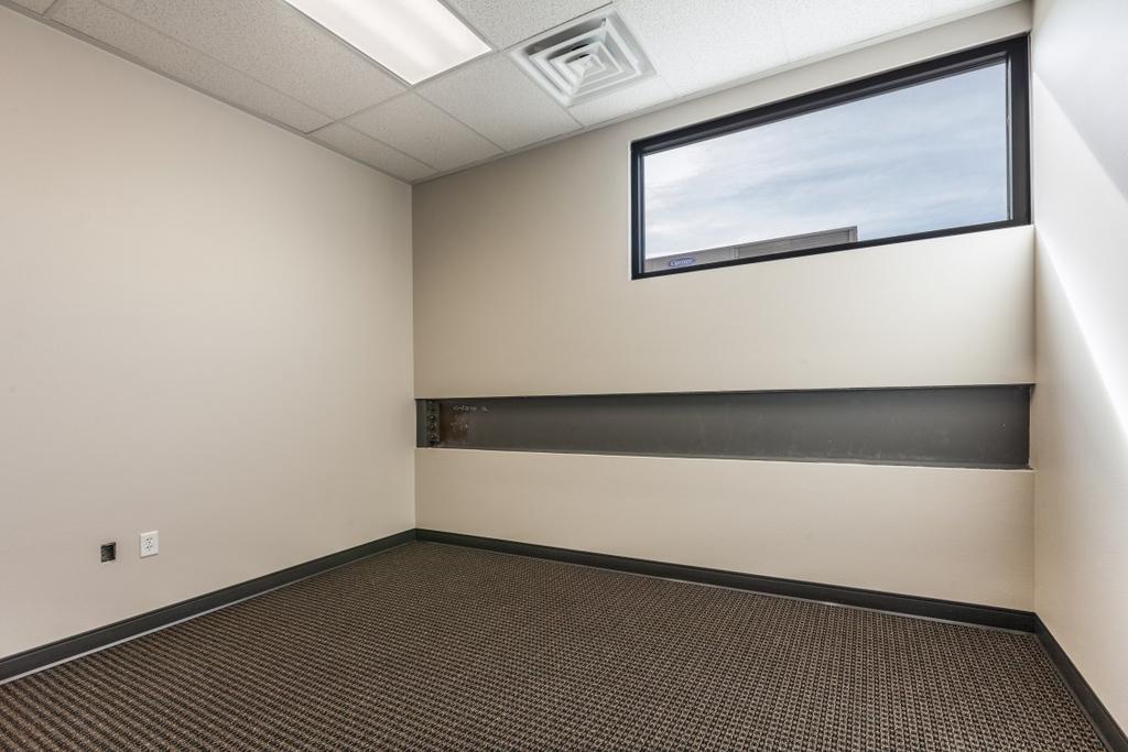 - Corner Unit w/ glass on 3 sides - 3 Private Offices window(s) in every office - Bullpen,