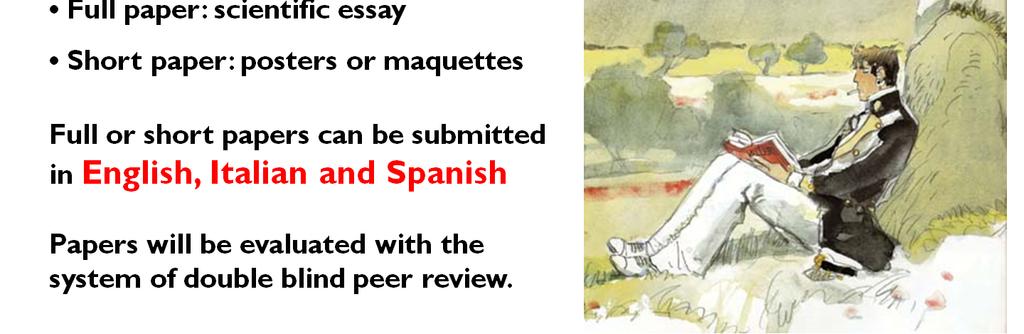 Full or short papers can be submitted in English, Italian and