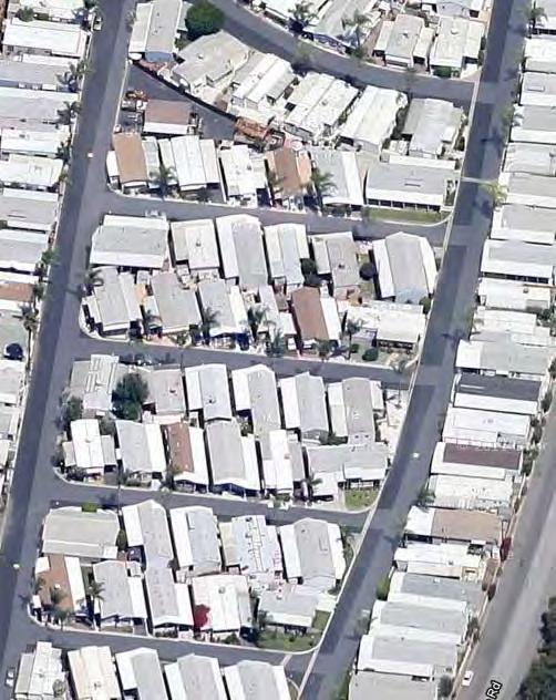RESIDENTIAL NEIGHBORHOOD ZONES Figure 11.25-7, Mobile Home (MH) Zone, Aerial Photograph 3. Criteria. Mobile homes located on a foundation system on a private lot shall: i.