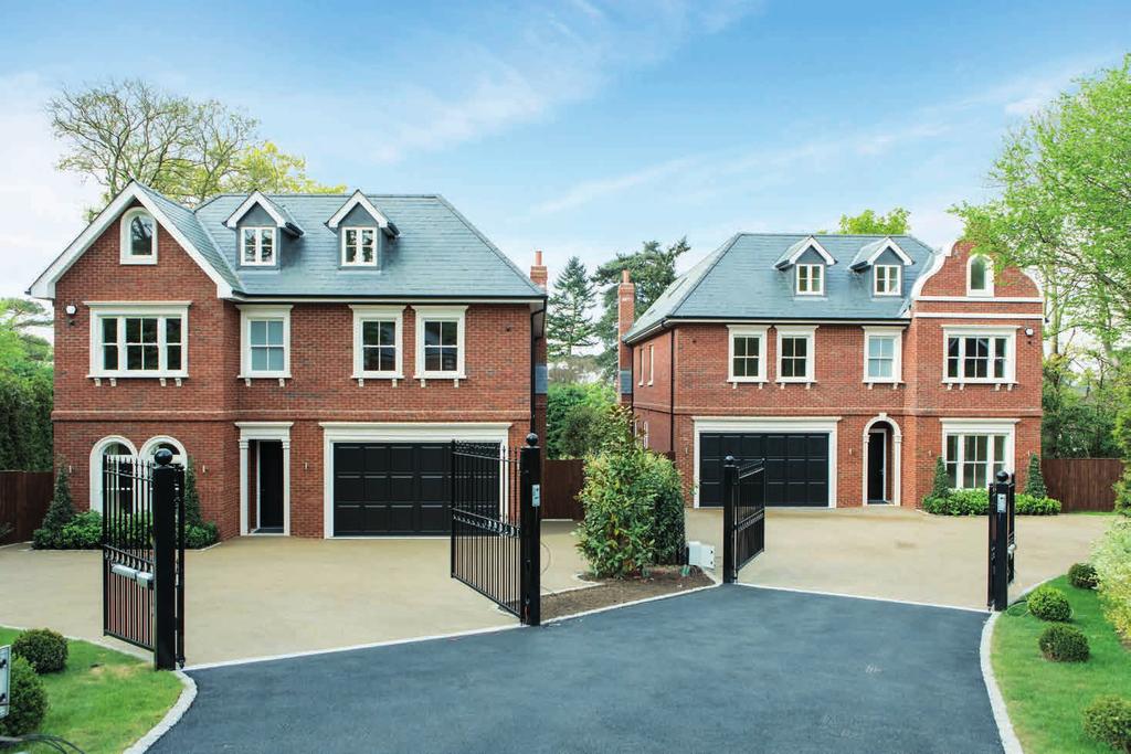 Mill House & Maybury House COBBETTS HILL WEYBRIDGE SURREY KT13 0UB Two elegant brand new family homes offering a superb specification and located in a private road moments from Weybridge station