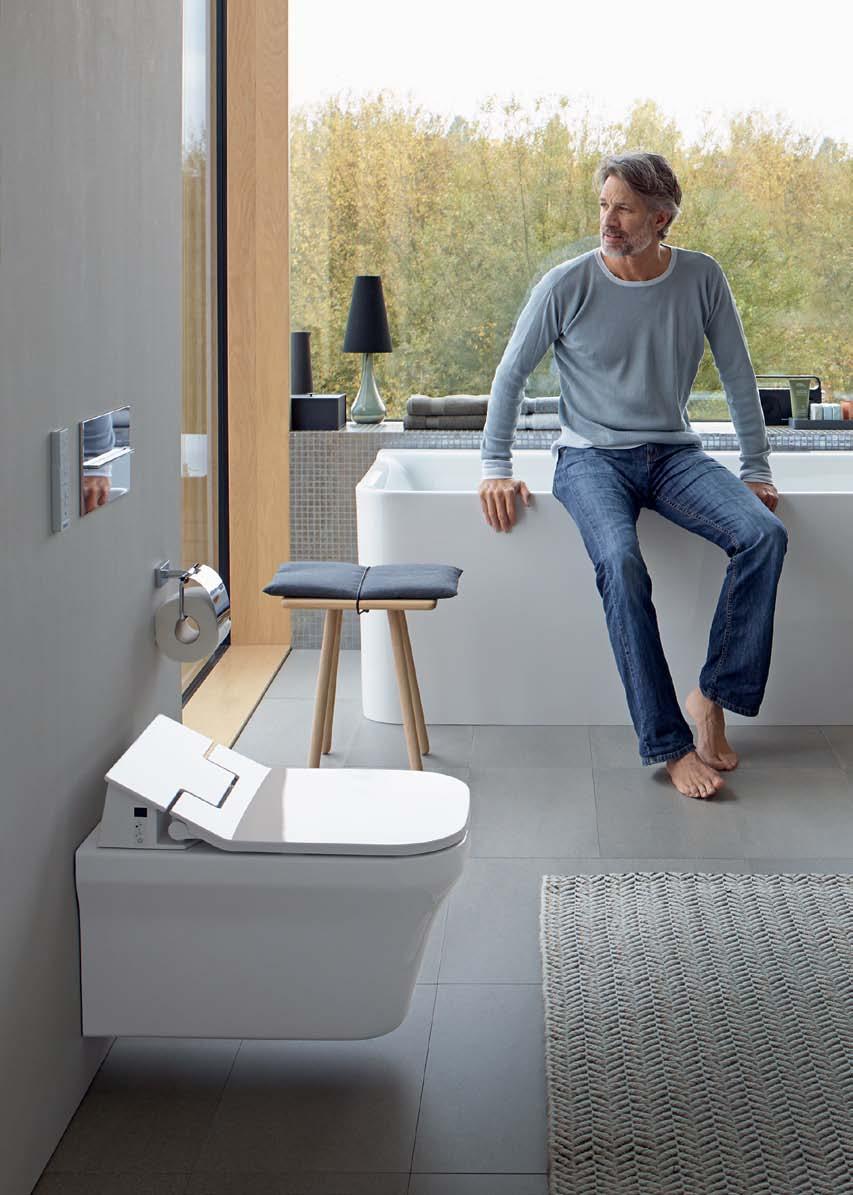With its sanitary ceramics, bathroom furniture and the Bathtub + Wellness business area, Duravit