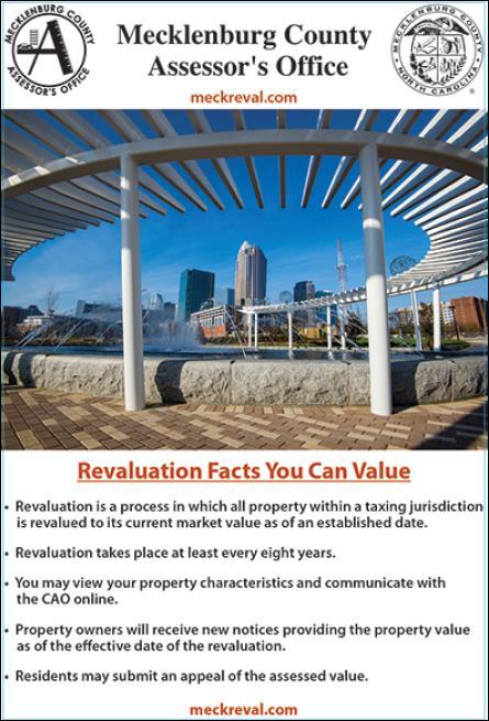 Communication Plan Presented Revaluation information to all municipalities Revaluation Brochure