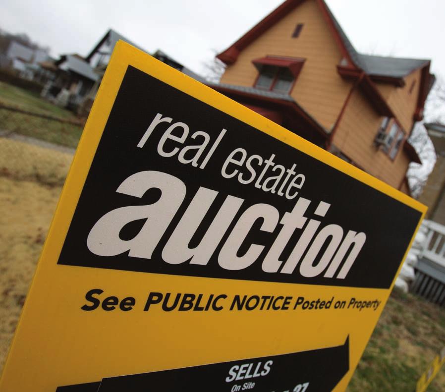 44 Homes on the Auction Block Auctions are growing in popularity as a way to unload properties quickly