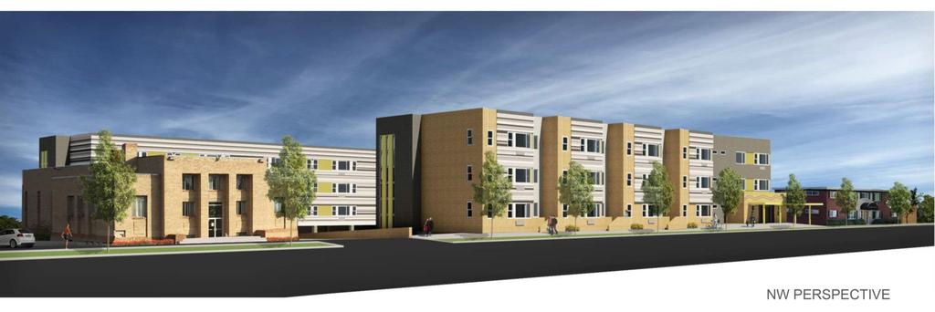 Indy Street Flats - Lakewood Developer - Metro West Housing Solutions Adaptive re-use of vacant Masonic lodge, rehabilitation of three existing