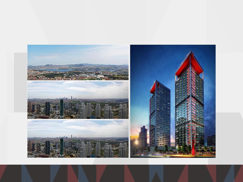 The Towers face 3 different views of the Bosphorus, the Belgrade Forest and the city view