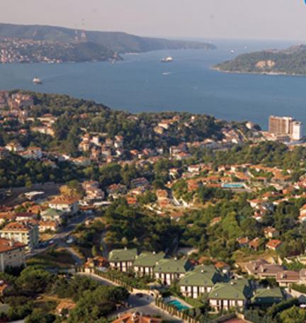 parcel of land and consists of 10 villas, each 700 sqm. with Bosphorus views. The total built area is 7,000 sqm.