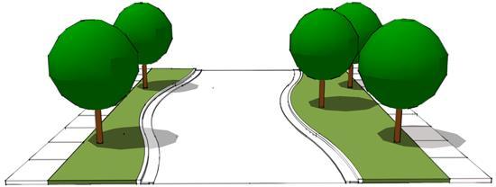 1, Street Specifications, below are required whenever, due to topography or other considerations, additional width is necessary to provide adequate earth slopes or sight distances as