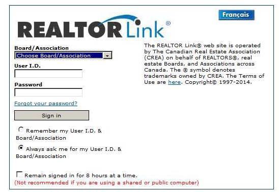 A. Go to realtorlink.ca website. (www.realtorlink.ca) Once there you need to: B.
