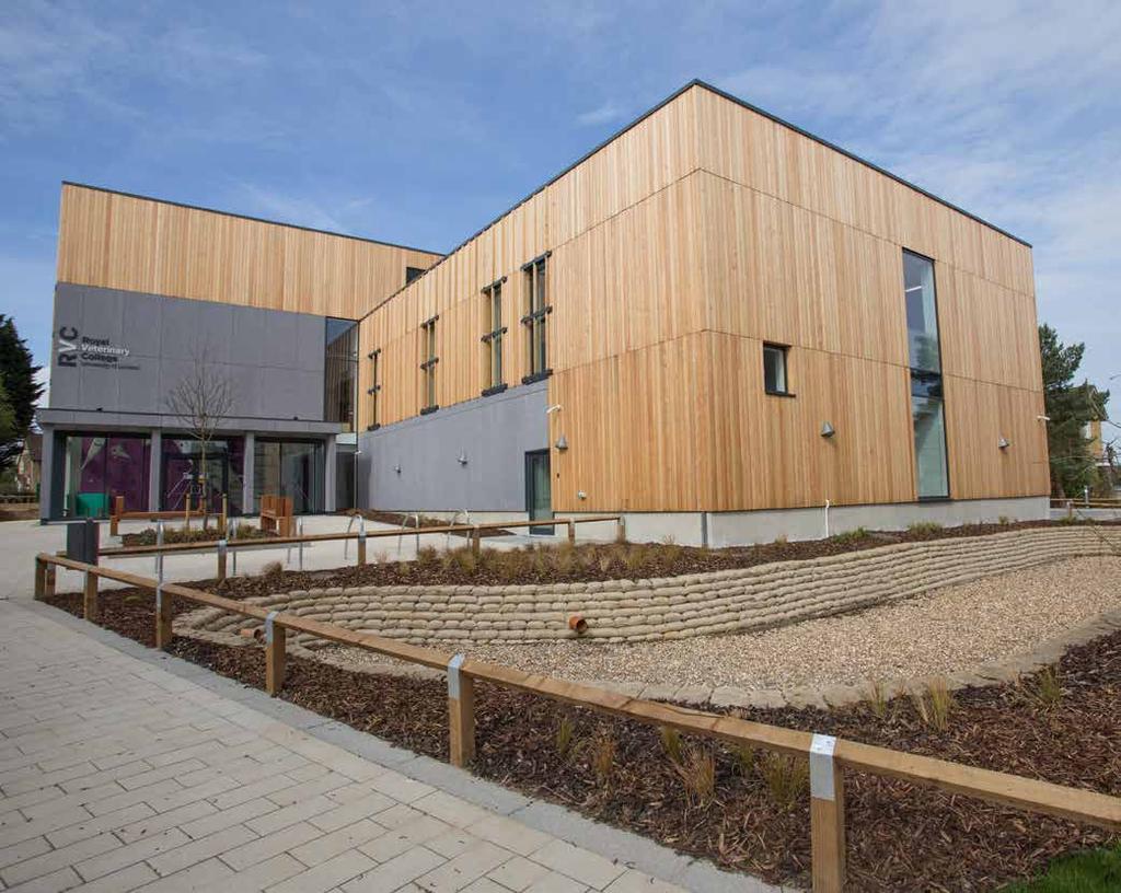 ROYAL VETERINARY COLLEGE The development of a new indoor sports facility to provide: sports hall, new gym, aerobic dance studio, toilets, outdoor seating,
