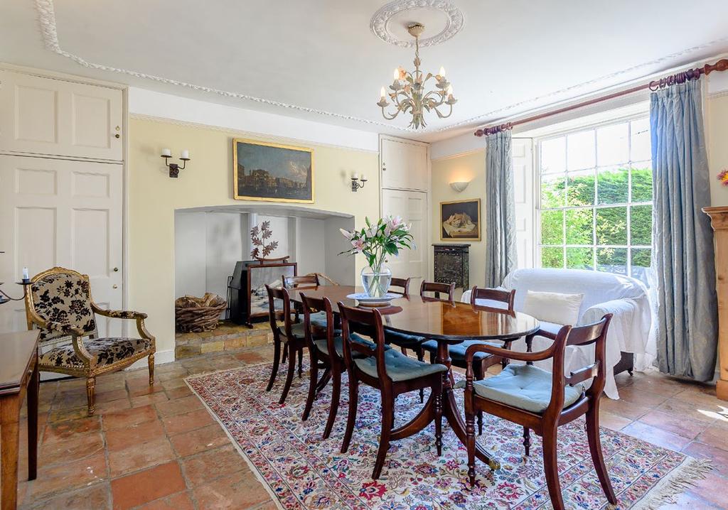 A MOST HANDSOME AND DISTINCTIVE GRADE II LISTED GEORGIAN HOUSE ON THE EDGE OF THE VILLAGE STANDING IN 1.85 ACRES.