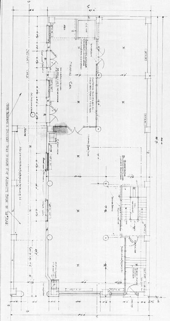 Plate 13 Architect s plan #3654/1912, Plan of First or Main Floor,