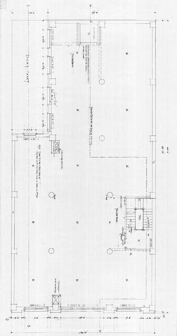 Plate 14 Architect s plan #3654/1912, Plan of 3 rd -4-5 th Floor,