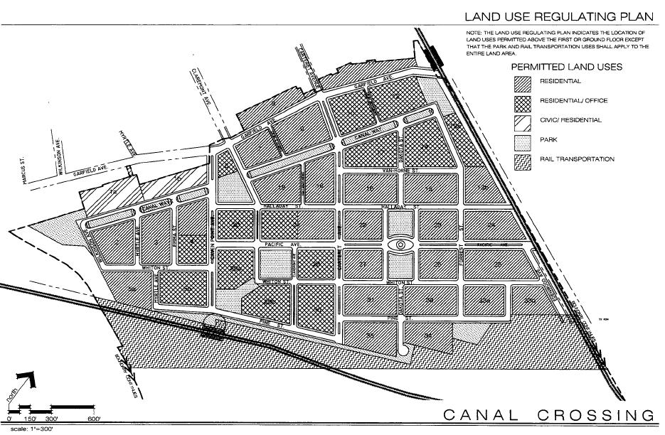 Source: Canal Crossing Redevelopment Plan, adopted January 28, 2009 Ord.