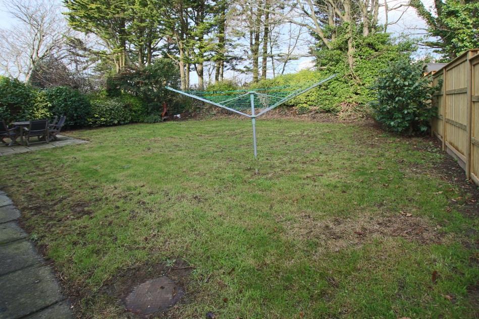 There is access down both sides of the property on to the rear lawned garden which measures 45 x 40