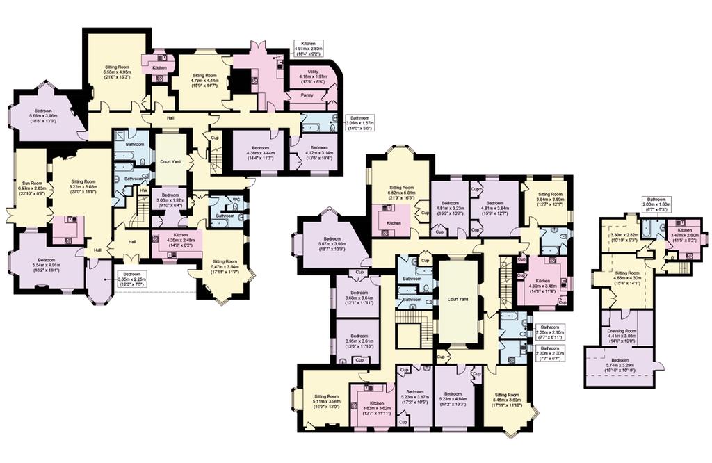 Lonan House, Glen Lonan Estate, Taynuilt, Argyll & Bute, PA35 1HY Approximate Gross Internal Floor Area: 930.