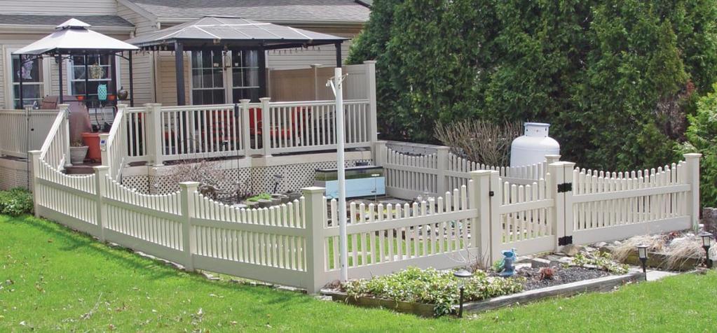If you choose a different brand, the color and style must match Timberline Weathered Wood. FENCES Fences are allowed, but are limited to 4 in height.