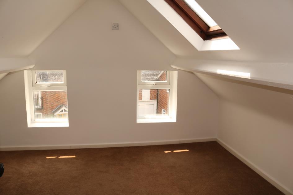 Top floor with useful eave storage cupboard and Velux roof light window, doors off to Bedroom Three measuring approximately 9 11 x 10 11 (3.02 x 3.32 m) to eave height.